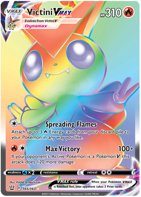 Victini VMAX (165/163) [Sword & Shield: Battle Styles] | Fandemonia Ltd