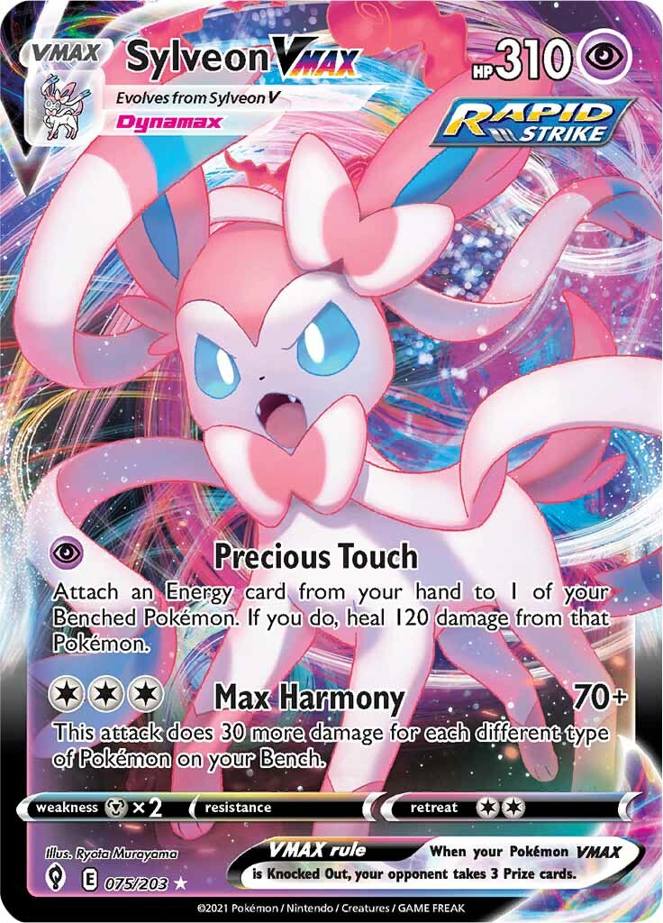 Sylveon VMAX (075/203) [Sword & Shield: Evolving Skies] | Fandemonia Ltd