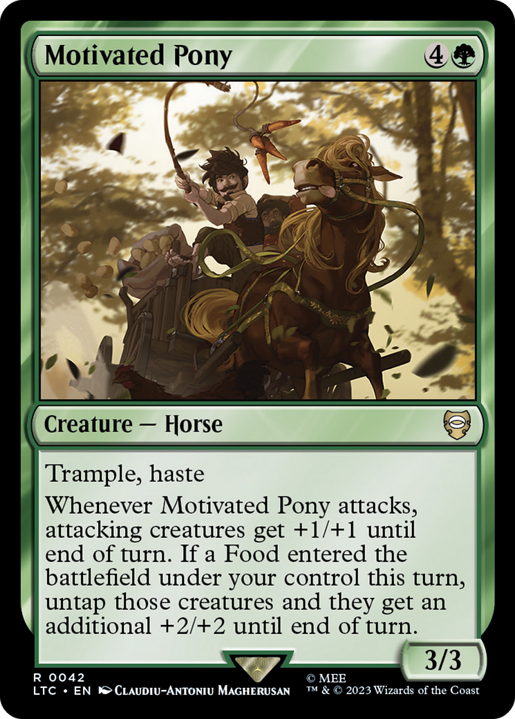 Motivated Pony [The Lord of the Rings: Tales of Middle-Earth Commander] | Fandemonia Ltd