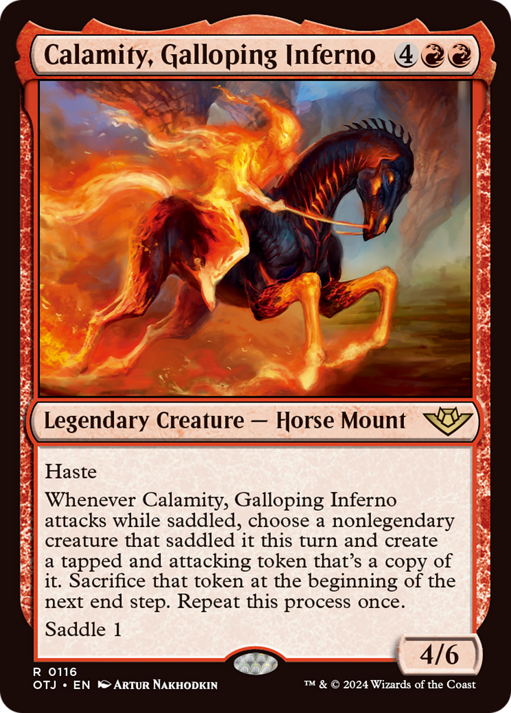 Calamity, Galloping Inferno [Outlaws of Thunder Junction] | Fandemonia Ltd