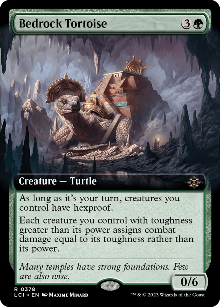 Bedrock Tortoise (Extended Art) [The Lost Caverns of Ixalan] | Fandemonia Ltd