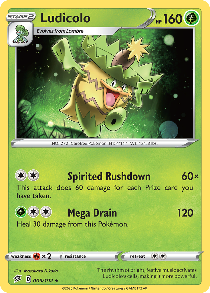 Ludicolo (009/192) [Sword & Shield: Rebel Clash] | Fandemonia Ltd