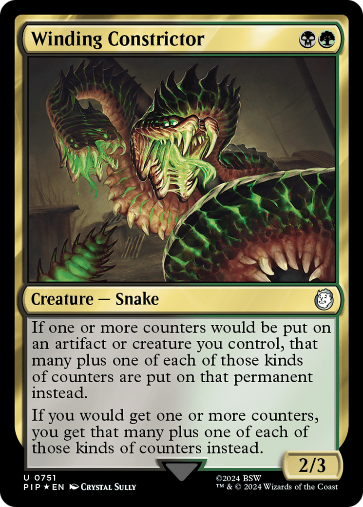 Winding Constrictor (Surge Foil) [Fallout] | Fandemonia Ltd