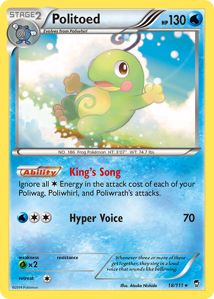 Politoed (18/111) [XY: Furious Fists] | Fandemonia Ltd