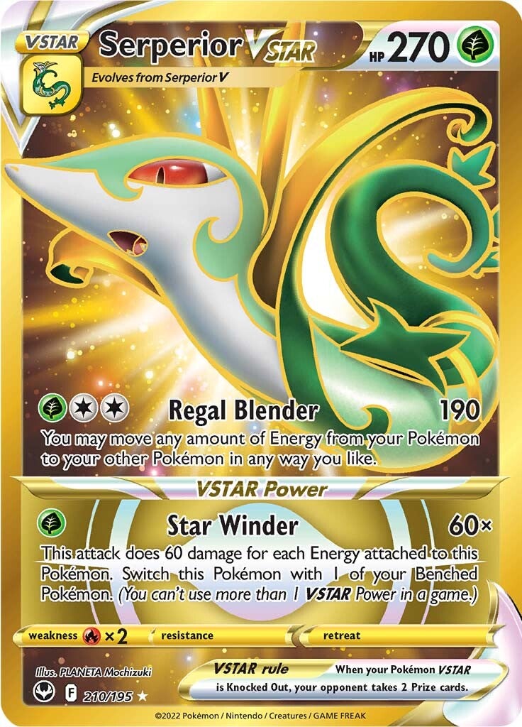 Serperior VSTAR (210/195) [Sword & Shield: Silver Tempest] | Fandemonia Ltd