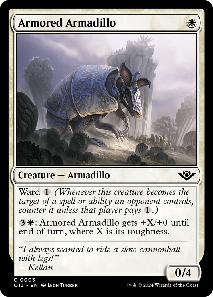 Armored Armadillo [Outlaws of Thunder Junction] | Fandemonia Ltd