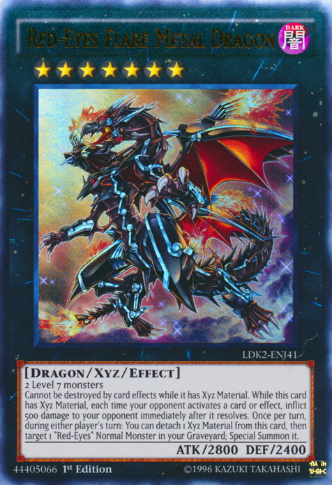 Red-Eyes Flare Metal Dragon [LDK2-ENJ41] Ultra Rare | Fandemonia Ltd