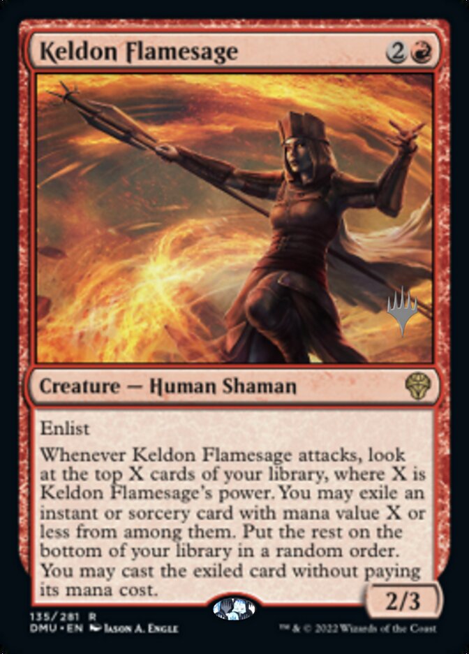 Keldon Flamesage (Promo Pack) [Dominaria United Promos] | Fandemonia Ltd