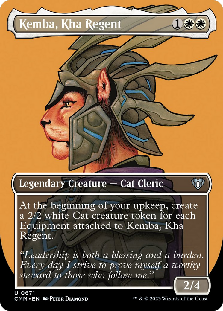 Kemba, Kha Regent (Borderless Profile) [Commander Masters] | Fandemonia Ltd