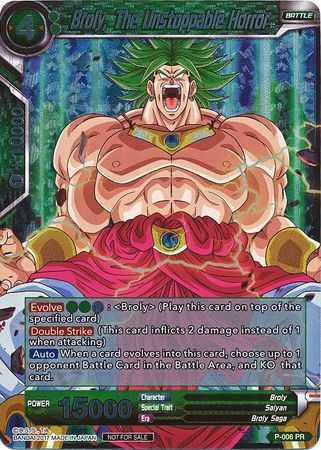 Broly, The Unstoppable Horror (P-006) [Promotion Cards] | Fandemonia Ltd