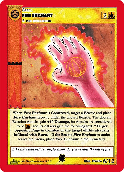 Fire Enchant [Salamander Queen Starter Deck] | Fandemonia Ltd