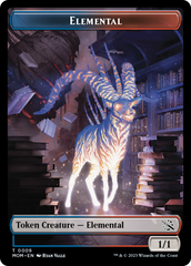 Elemental (9) // Phyrexian Saproling Double-Sided Token [March of the Machine Tokens] | Fandemonia Ltd