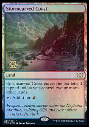 Stormcarved Coast [Innistrad: Crimson Vow Prerelease Promos] | Fandemonia Ltd