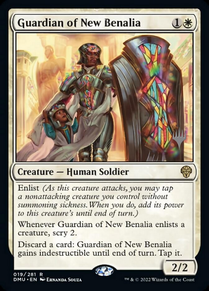 Guardian of New Benalia (Promo Pack) [Dominaria United Promos] | Fandemonia Ltd