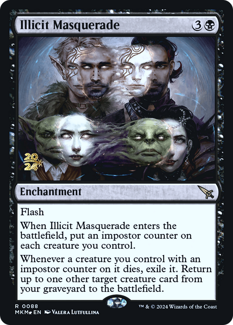 Illicit Masquerade [Murders at Karlov Manor Prerelease Promos] | Fandemonia Ltd