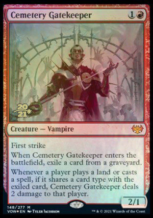 Cemetery Gatekeeper [Innistrad: Crimson Vow Prerelease Promos] | Fandemonia Ltd