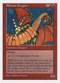 Shivan Dragon (Oversized) [Oversize Cards] | Fandemonia Ltd