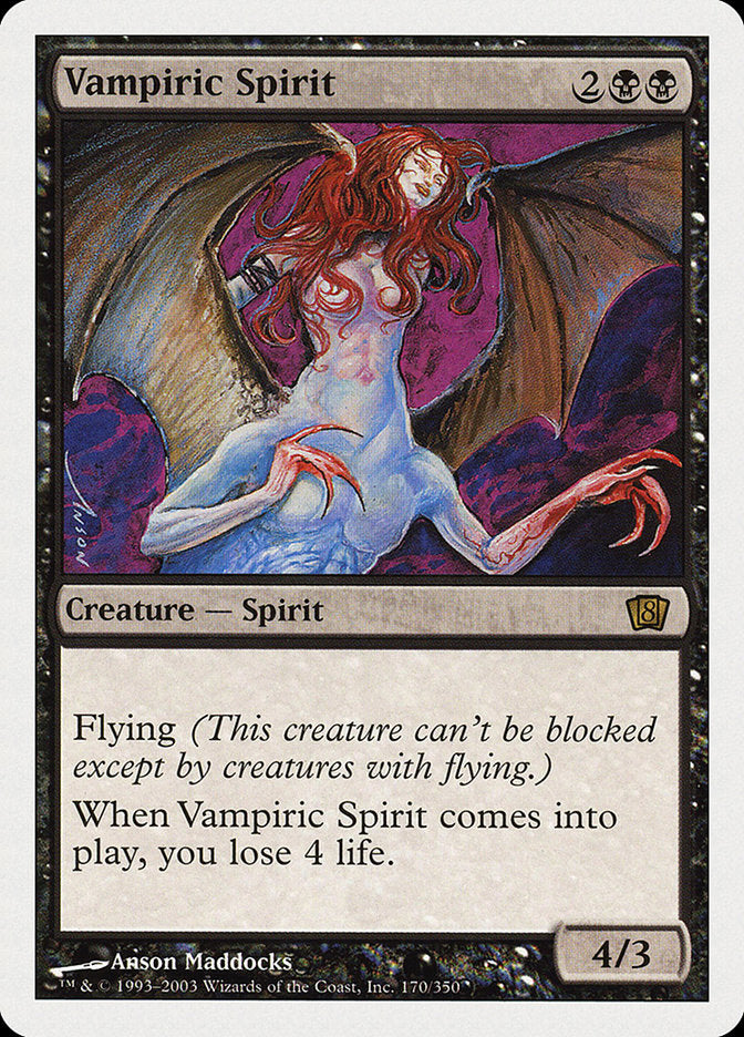 Vampiric Spirit (8th Edition) [Oversize Cards] | Fandemonia Ltd