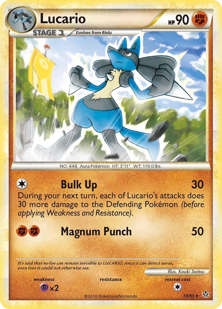 Lucario (19/95) [HeartGold & SoulSilver: Unleashed] | Fandemonia Ltd