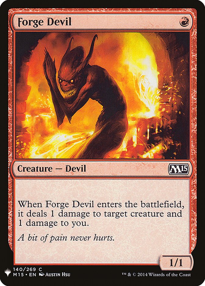 Forge Devil [Mystery Booster] | Fandemonia Ltd