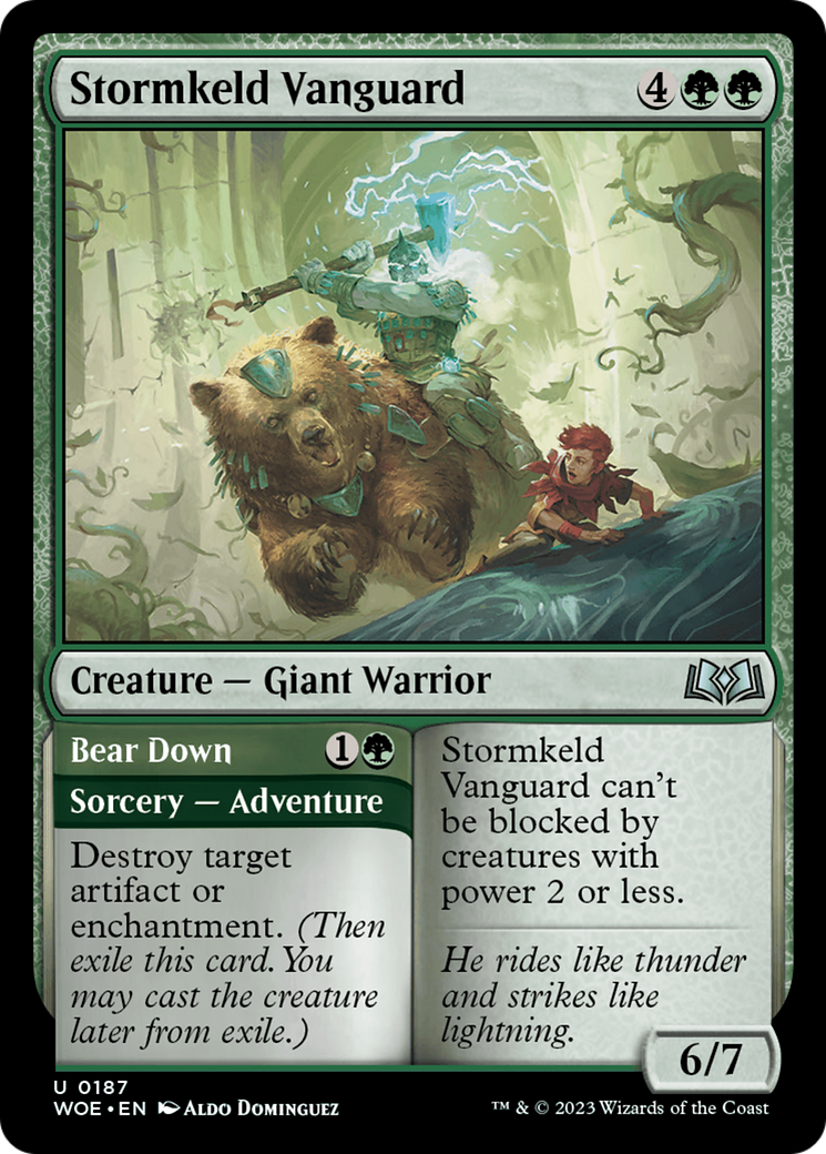 Stormkeld Vanguard // Bear Down [Wilds of Eldraine] | Fandemonia Ltd