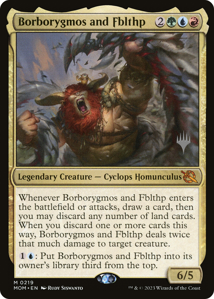 Borborygmos and Fblthp (Promo Pack) [March of the Machine Promos] | Fandemonia Ltd