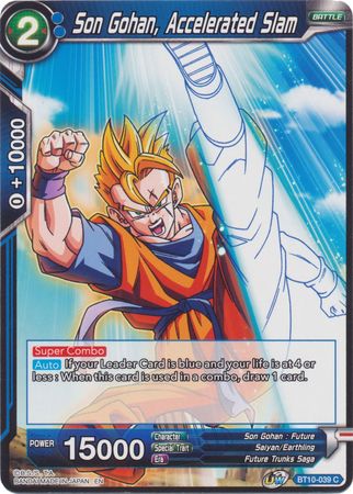 Son Gohan, Accelerated Slam (BT10-039) [Rise of the Unison Warrior 2nd Edition] | Fandemonia Ltd