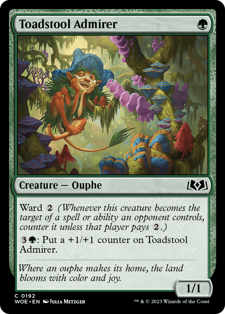 Toadstool Admirer [Wilds of Eldraine] | Fandemonia Ltd