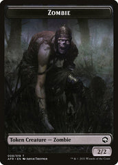 Zombie // Dog Illusion Double-Sided Token [Dungeons & Dragons: Adventures in the Forgotten Realms Tokens] | Fandemonia Ltd