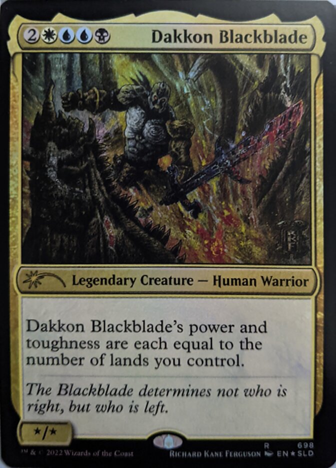 Dakkon Blackblade [Secret Lair Drop Promos] | Fandemonia Ltd