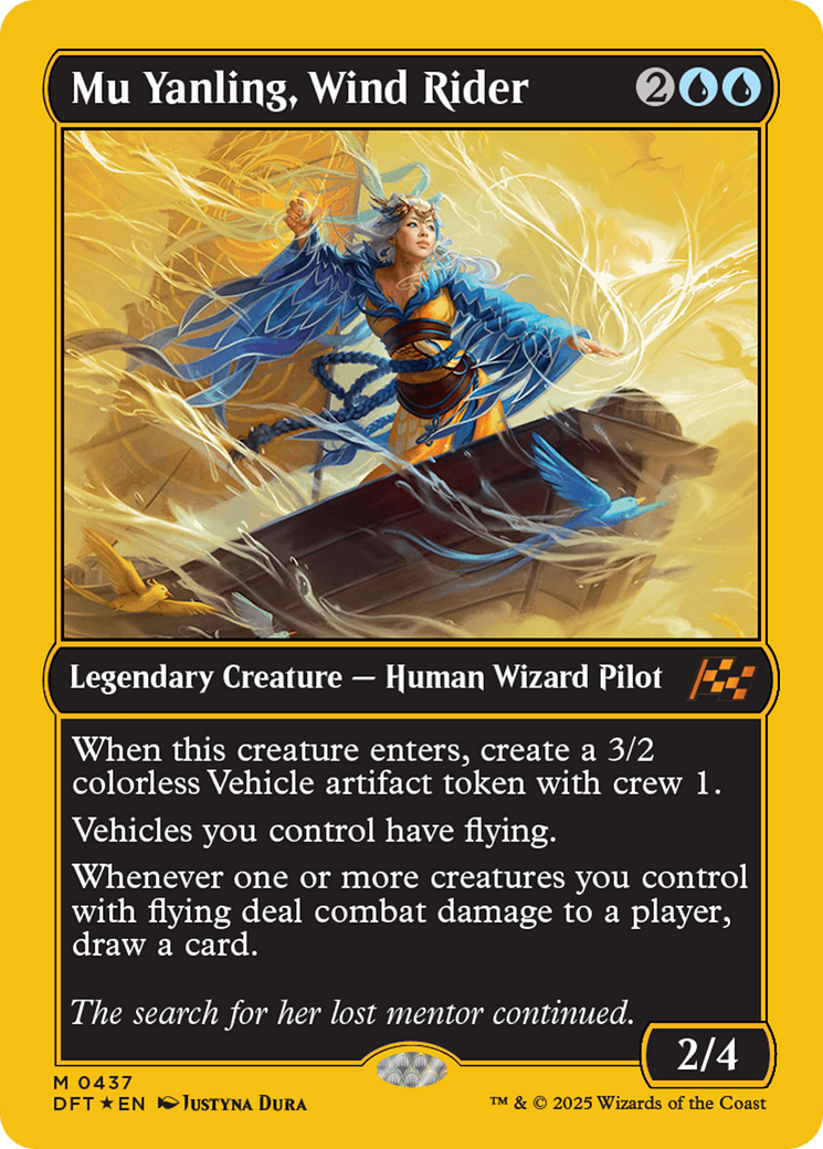 Mu Yanling, Wind Rider (First-Place Foil) [Aetherdrift] | Fandemonia Ltd