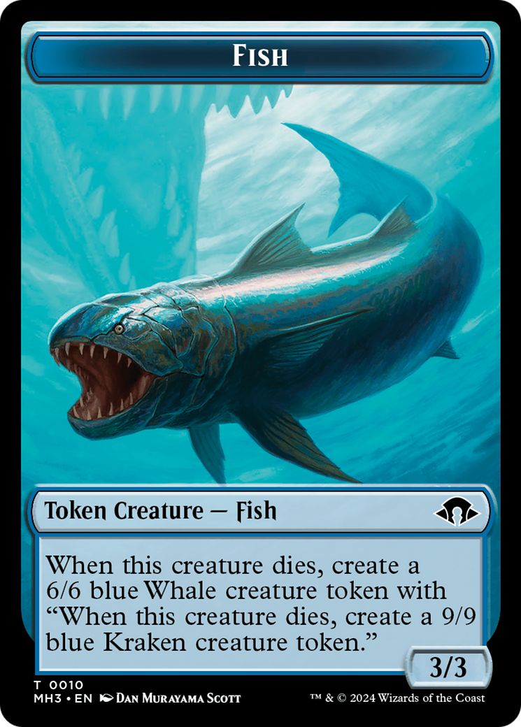 Servo // Fish Double-Sided Token [Modern Horizons 3 Tokens] | Fandemonia Ltd