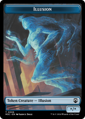 Illusion // Servo Double-Sided Token [Modern Horizons 3 Commander Tokens] | Fandemonia Ltd