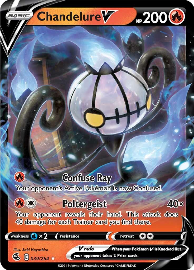 Chandelure V (039/264) [Sword & Shield: Fusion Strike] | Fandemonia Ltd