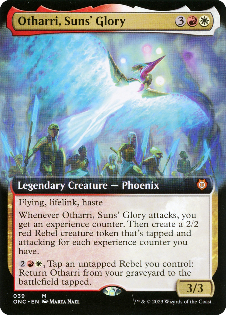 Otharri, Suns' Glory (Extended Art) [Phyrexia: All Will Be One Commander] | Fandemonia Ltd