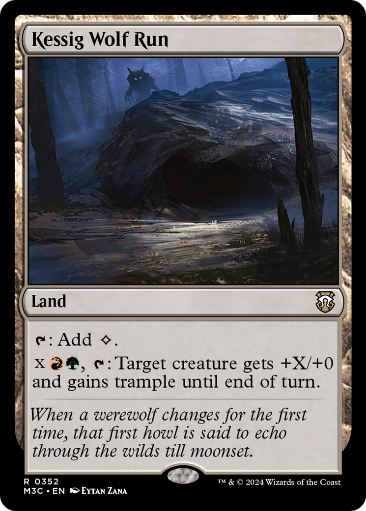 Kessig Wolf Run (Ripple Foil) [Modern Horizons 3 Commander] | Fandemonia Ltd