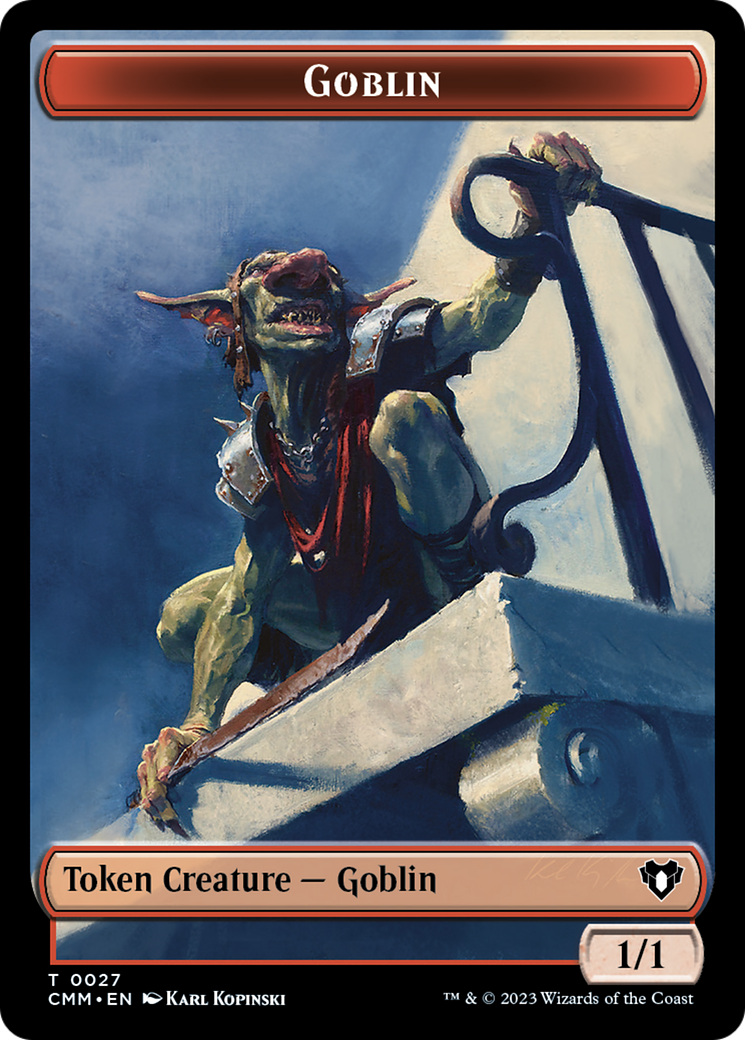 Goblin Token [Commander Masters Tokens] | Fandemonia Ltd