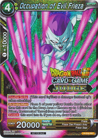 Occupation of Evil Frieza (P-018) [Judge Promotion Cards] | Fandemonia Ltd