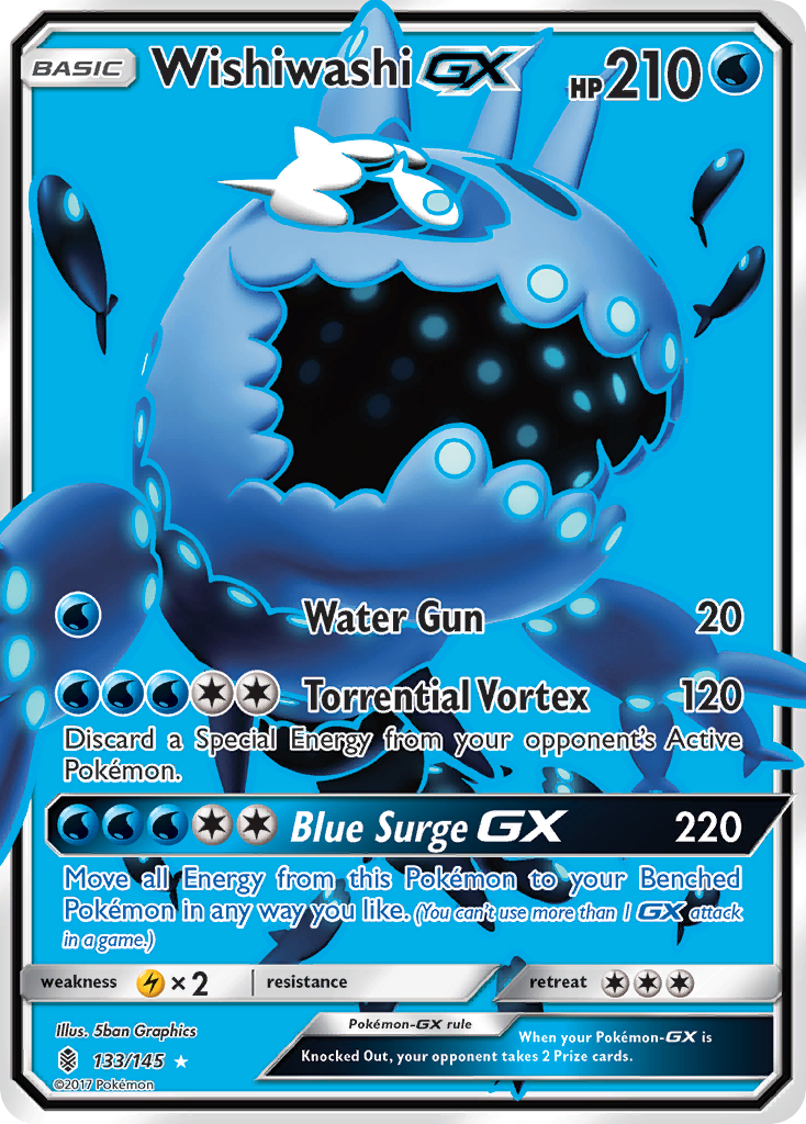 Wishiwashi GX (133/145) [Sun & Moon: Guardians Rising] | Fandemonia Ltd