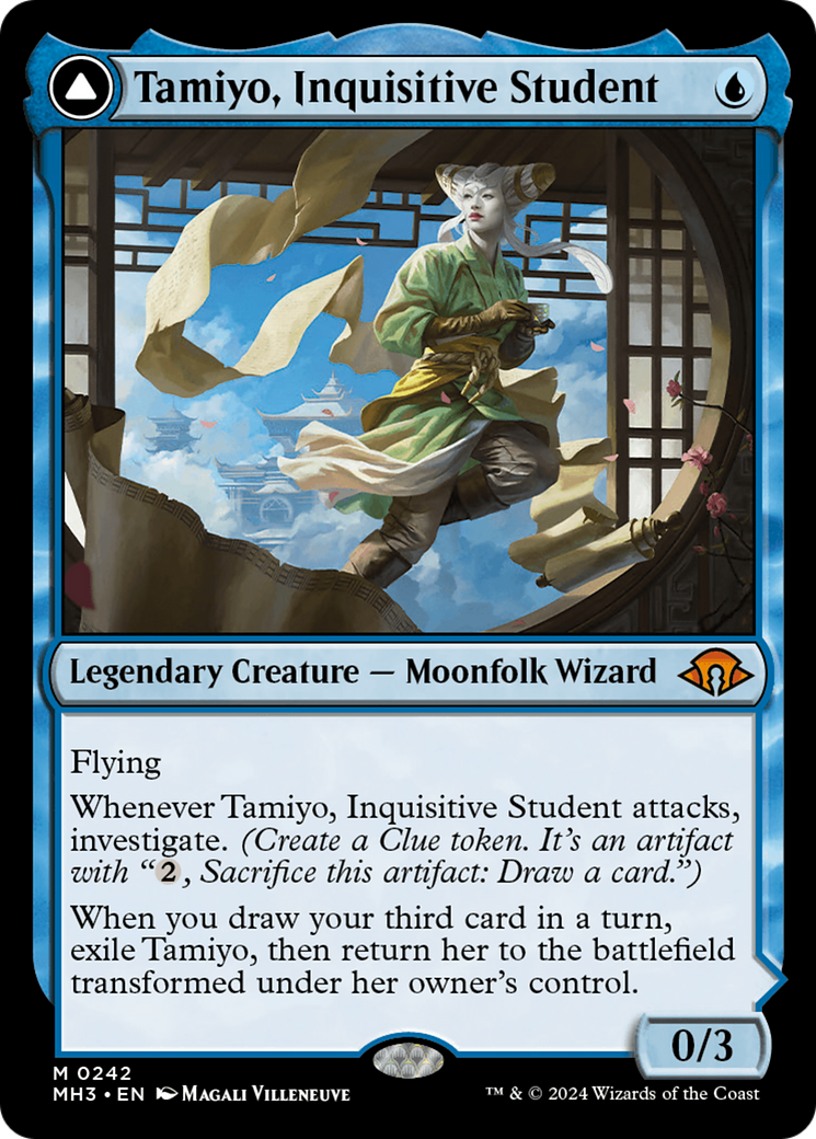 Tamiyo, Inquisitive Student // Tamiyo, Seasoned Scholar [Modern Horizons 3] | Fandemonia Ltd