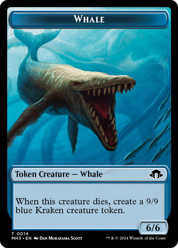 Whale // Energy Reserve Double-Sided Token [Modern Horizons 3 Tokens] | Fandemonia Ltd