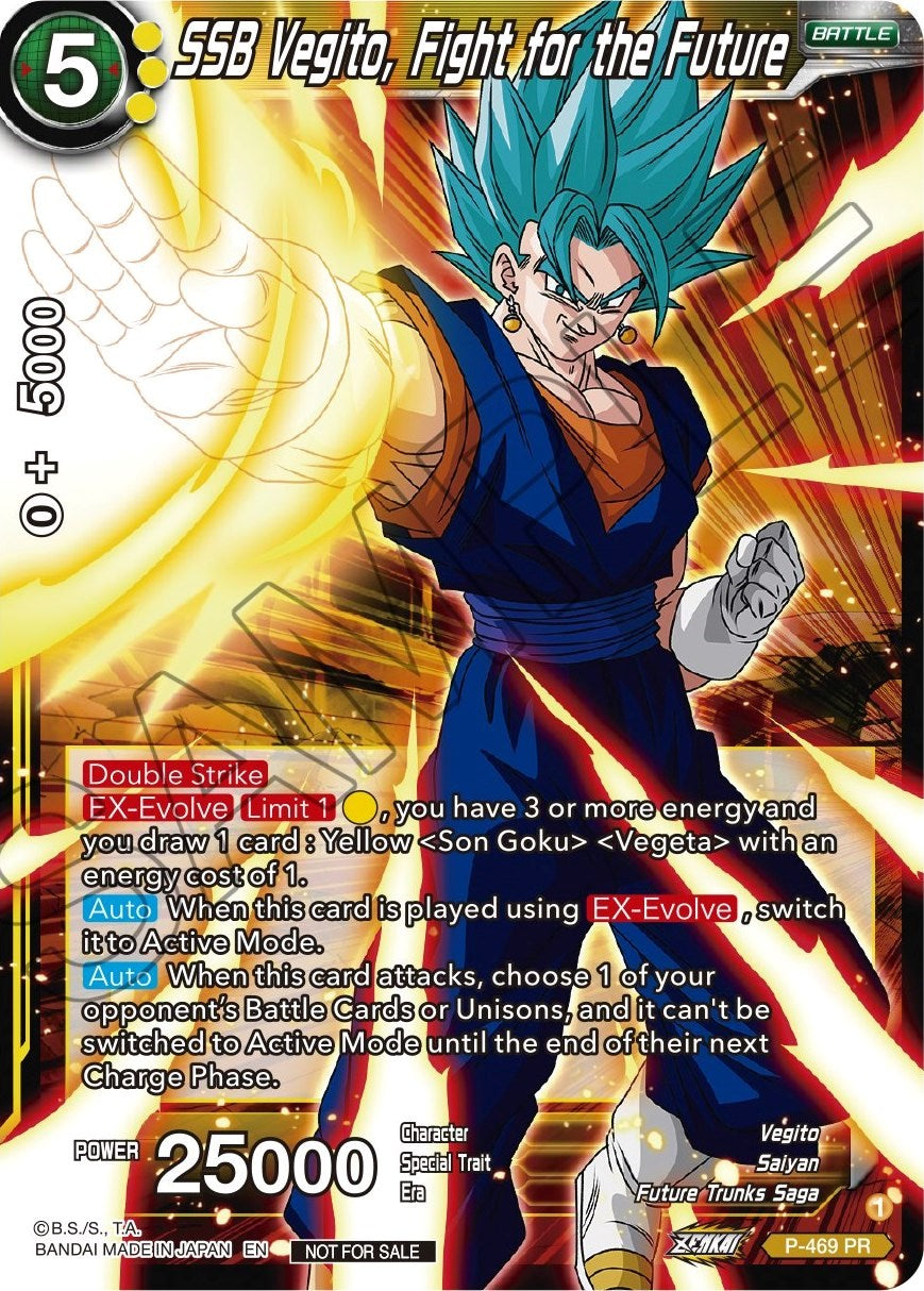 SSB Vegito, Fight for the Future (Z03 Dash Pack) (P-469) [Promotion Cards] | Fandemonia Ltd