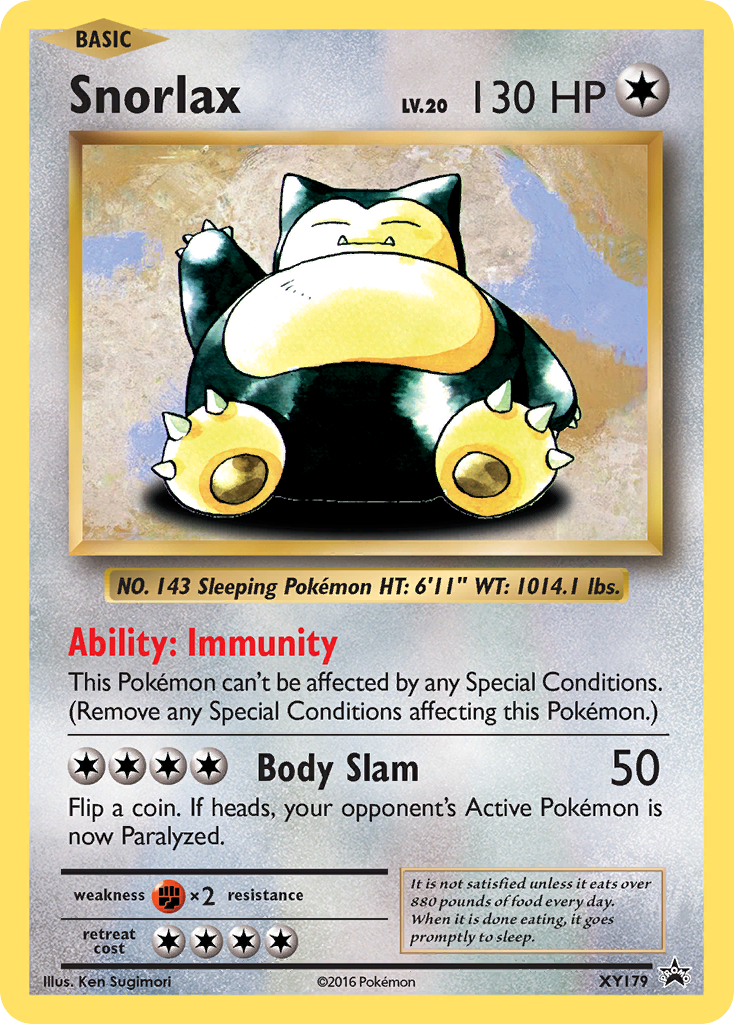 Snorlax (XY179) [XY: Black Star Promos] | Fandemonia Ltd