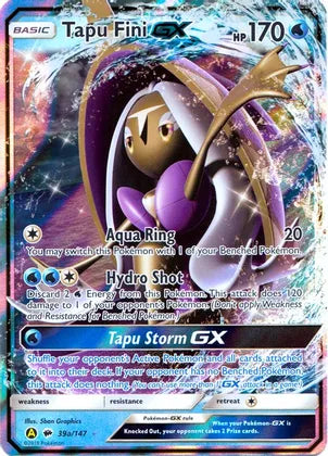 Tapu Fini GX (39a/147) [Alternate Art Promos] | Fandemonia Ltd