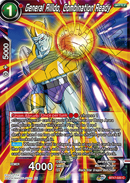 General Rilldo, Combination Ready (BT17-020) [Ultimate Squad] | Fandemonia Ltd