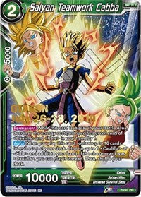 Saiyan Teamwork Cabba (OTAKON 2019) (P-041) [Promotion Cards] | Fandemonia Ltd