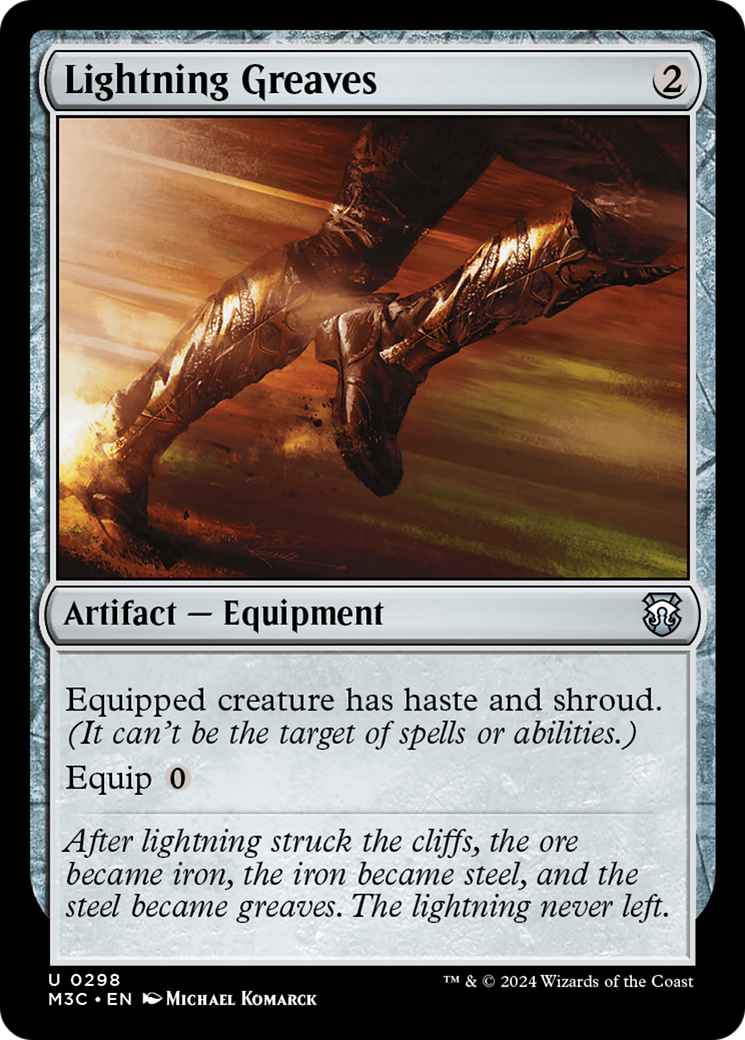 Lightning Greaves [Modern Horizons 3 Commander] | Fandemonia Ltd