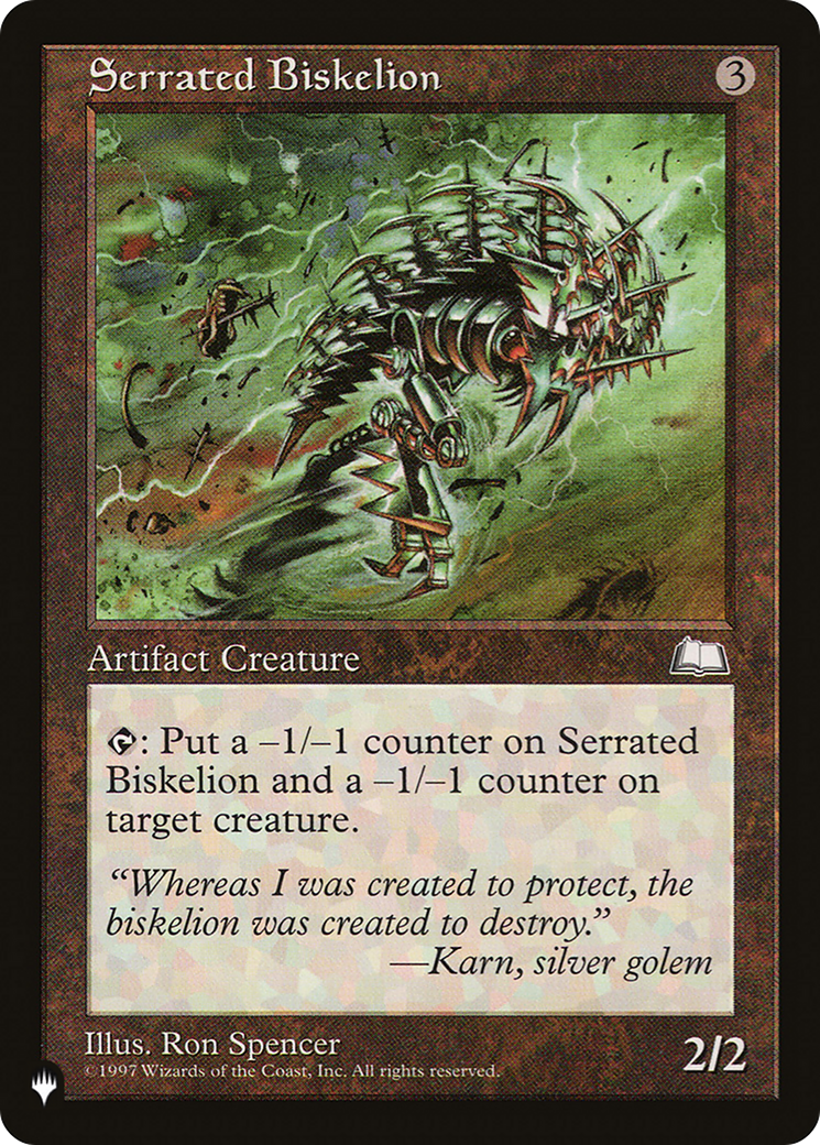 Serrated Biskelion [The List] | Fandemonia Ltd