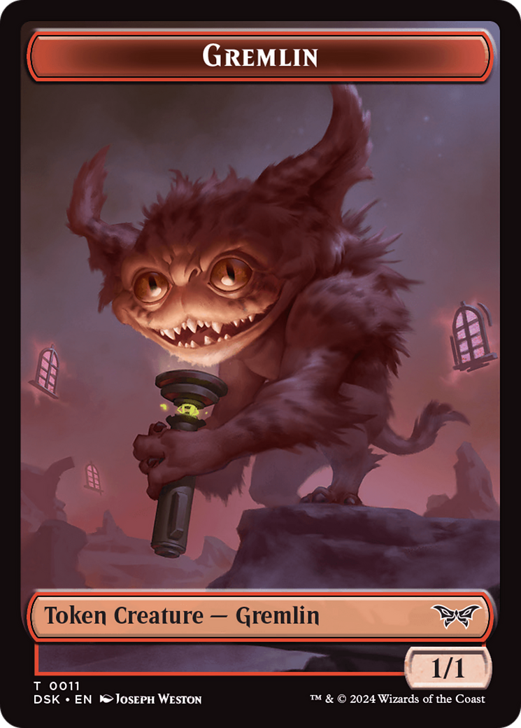 Gremlin Token [Duskmourn: House of Horror Tokens] | Fandemonia Ltd