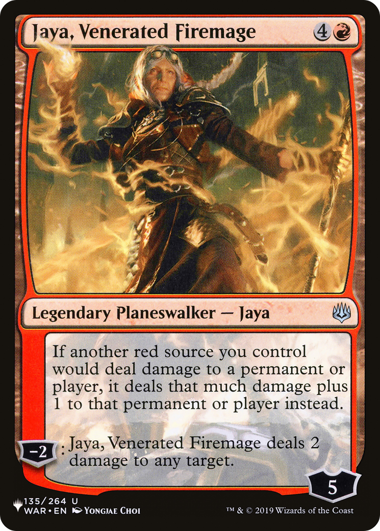 Jaya, Venerated Firemage [The List Reprints] | Fandemonia Ltd